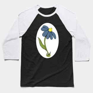 Daisy Whimsical Cartoon Illustration Happy Colours Baseball T-Shirt